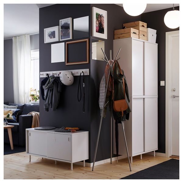 Скамья с отделениями для хранения, белый 100x51 см IKEA MACKAPÄR МАККАПЭР 803.682.02 - фото 3