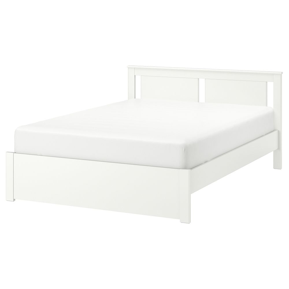 Каркас кровати, белый, 160x200 см IKEA SONGE СОНГЕSAND СОНГЕСАНД 603.725.06 - фото 1