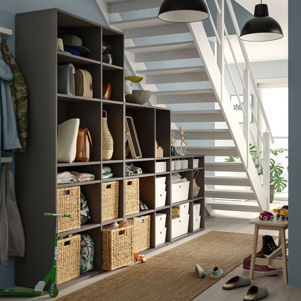 VIHALS Комбинация стеллажей - темно-серый 286x37x200 см - фото 3