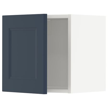 Навесной шкаф, белый Axstad, матовая поверхность синий, 40x40 см IKEA METOD МЕТОД 194.615.29
