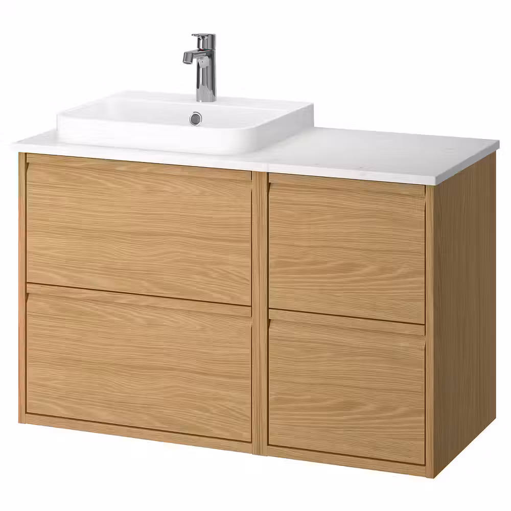 ÄNGSJÖN ЭНГШЁН / BACKSJÖN БАККШЁН Шкаф п-раковину/раковина/смеситель - фото 1