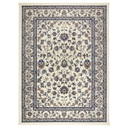 Ковер, короткий ворс ВАЛЛОБИ, бежевый, синий