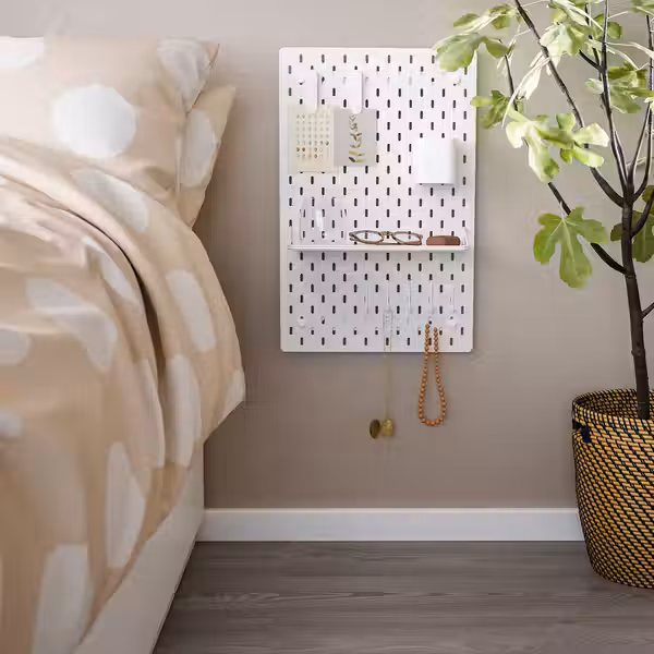 SKÅDIS Полка-витрина - белый - фото 3