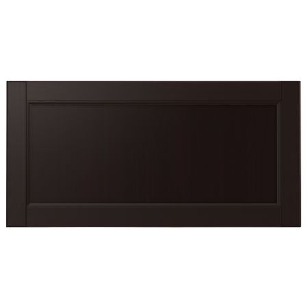 Фронтальная панель ящика ЛАКСАРБИ, черно-коричневый