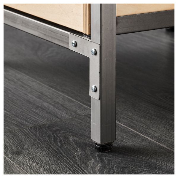 Стеллаж ВЕБЕРЁД, естественный (45x181 см) - схема-чертеж с размерами