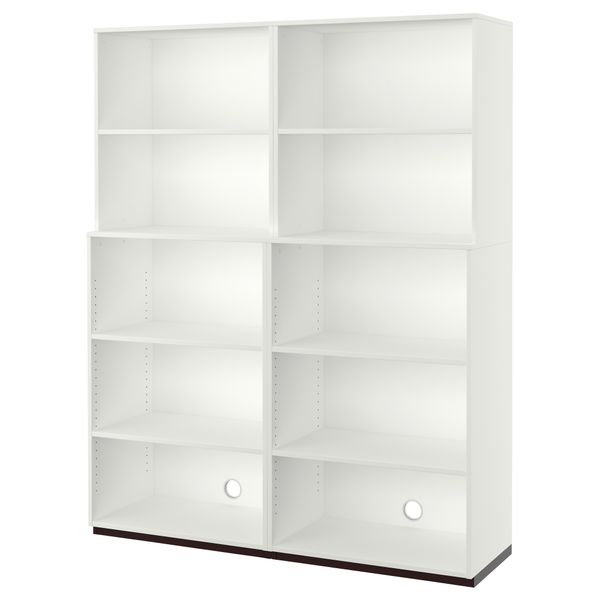 Открытая комбинация для хранения ГАЛАНТ, белый (160x200 см) - схема-чертеж с размерами