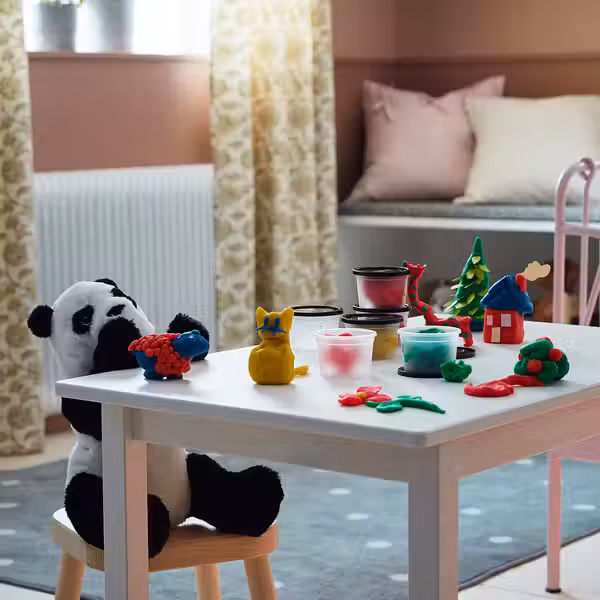 KRAMIG Мягкая игрушка - белый/чёрный - фото 6