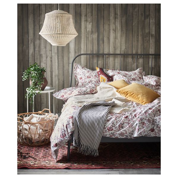 Каркас кровати, серый, Лурой 160x200 см IKEA КОПАРДАЛЬ 392.108.65 - фото 4