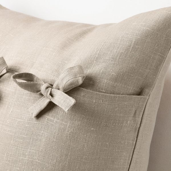 Чехол на подушку, бежевый 50x50 см IKEA AINA АЙНА 904.095.08 - схема-чертеж с размерами