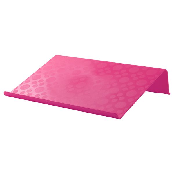 Подставка для ноутбука, розовый 42x31 см IKEA БРЭДА 503.844.92 - фото 1