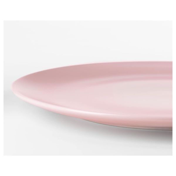 Тарелка, светло-розовый 26 см IKEA DINERA ДИНЕРА 104.114.78 - фото 3