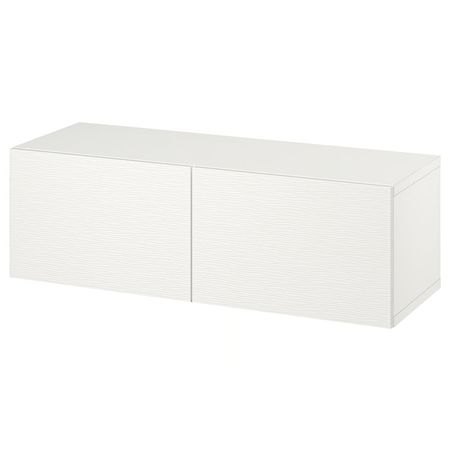 BESTÅ Комбинация настенных шкафов - белый/Laxviken белый 120x42x38 см