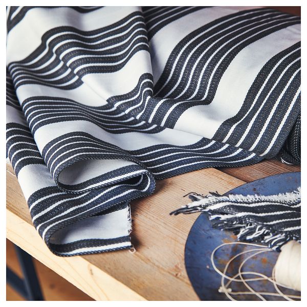 Ткань, 150 см, белый, темно-серый IKEA METTALISE МЕТТАЛИСЕ 003.859.60 - схема-чертеж с размерами