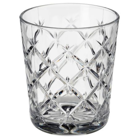 Стакан ФЛИМРА, прозрачное стекло, с рисунком (28 сл)