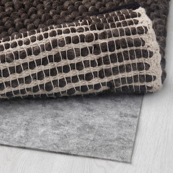 Ковер, 170x240 см, ручная работа, серый IKEA HJORTHEDE ХЬОРТХЕДЕ 104.337.53 - схема-чертеж с размерами