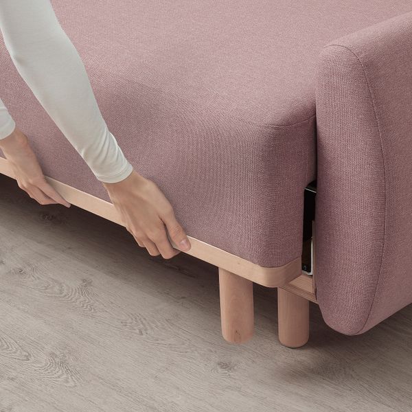 3-местный диван-кровать, Гуннаред светлый коричнево-розовый IKEA GRUNNARP ГРУННАРП 304.853.88 - фото 5