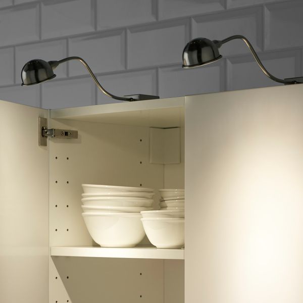 Светодиодная подсветка шкафа, никелированный IKEA ФОРМАТ 203.618.21 - фото 2