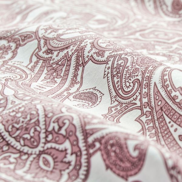 Простыня натяжная, белый/темно-розовый 140x200 см IKEA JÄTTEVALLMO ЙЭТТЕВАЛЛМО 204.610.43 - фото 4