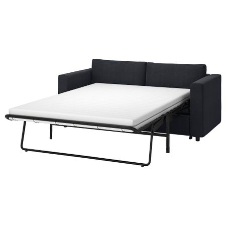 2-местный диван-кровать, Saxemara черно-синий IKEA VIMLE ВИМЛЕ 194.190.31