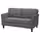 EKHOLMA 2-местный диван - Hakebo темно-серый