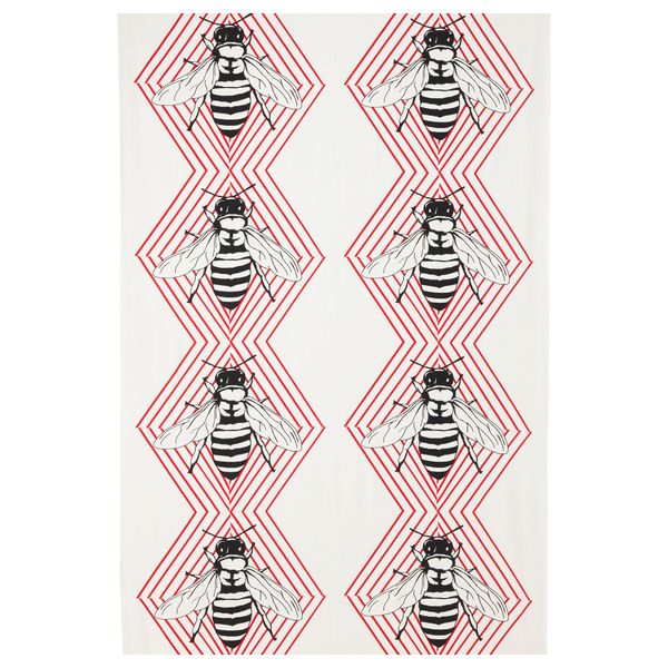 Отрез ткани АНВЭНДБАР, красный/белый (150x300 см) - схема-чертеж с размерами