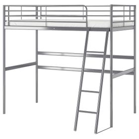 Каркас кровати-чердака, серебристый 90x200 см IKEA SVÄRTA СВЭРТА 103.668.24