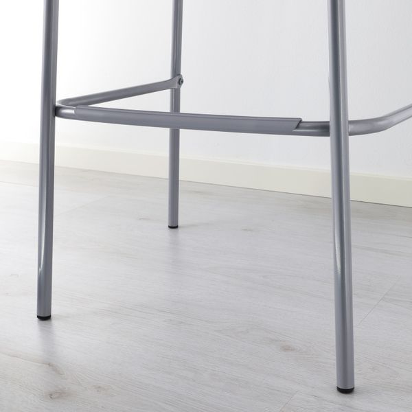 Стул барный, черный/серебристый 74 см IKEA STIG СТИГ 503.608.63 - схема-чертеж с размерами
