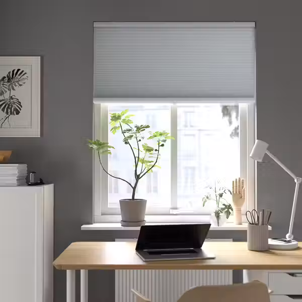 TRIPPEVALS Сотовидные жалюзи, блокирующие свет - белый 100x195 см - фото 3