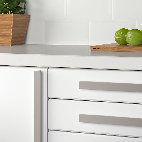 Ручка, бежевый 300 мм IKEA HACKÅS ХАККОС 005.223.54 - схема-чертеж с размерами