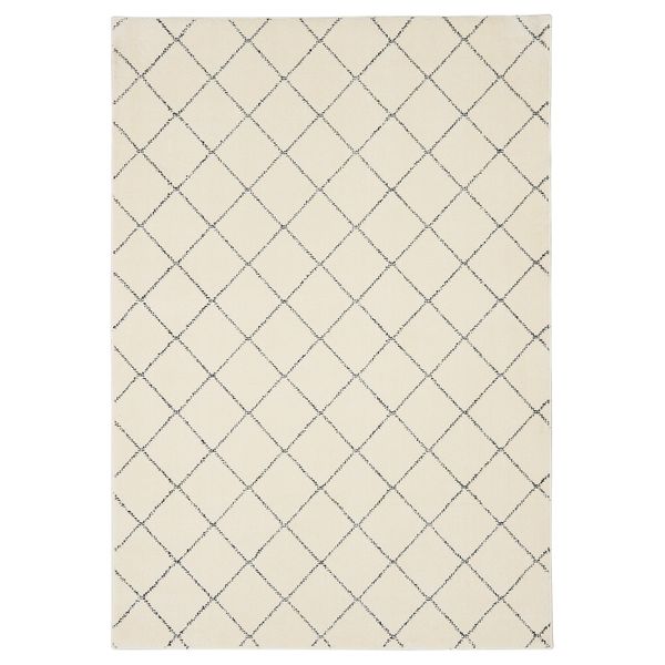 Ковер, белый, бежевый 140x200 см IKEA ARNAGER АРНАГЕР 404.271.33 - фото 1