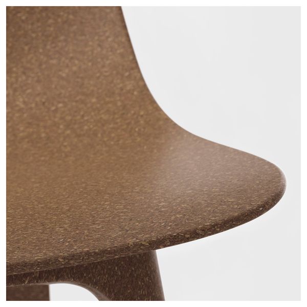 Стол и 2 стула ЭКЕДАЛЕН / ОДГЕР, белый, коричневый (80/120 см) - схема-чертеж с размерами