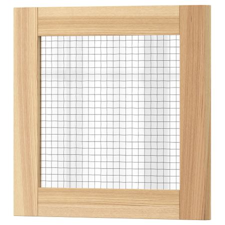 Стеклянная дверь ТОРХЭМН, естественный ясень