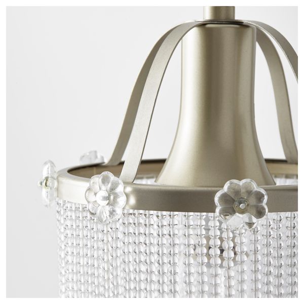 Подвесной светильник СЁДЕР, жемчужины, цветы - фото 2