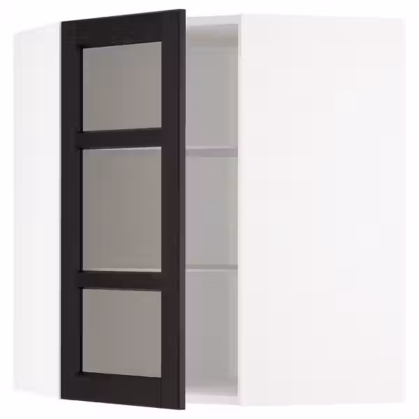 METOD Углов навесн шк с полками/сткл дв - фото 1