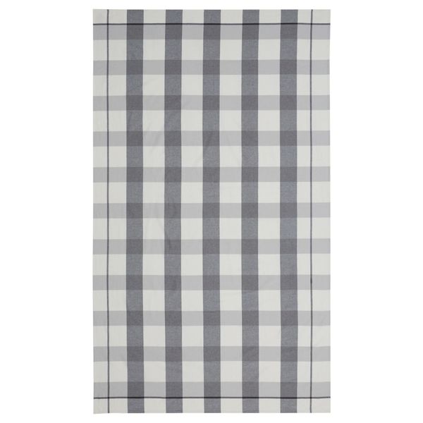 Скатерть РУТИГ, клетчатый орнамент серый (145x240 см) - фото 2