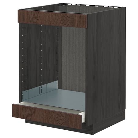 Напольный шкаф для вароч панели, духовки + ящик, 60x60 cm IKEA METOD МЕТОД, MAXIMERA МАКСИМЕРА 494.055.32