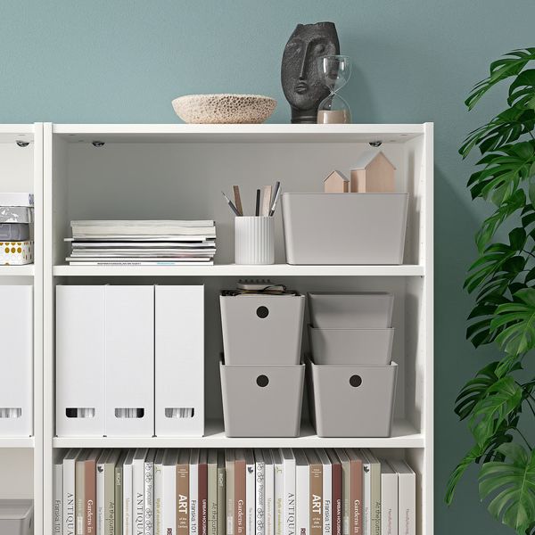 KUGGIS Контейнер - светло-серый 18x26x15 см - фото 6