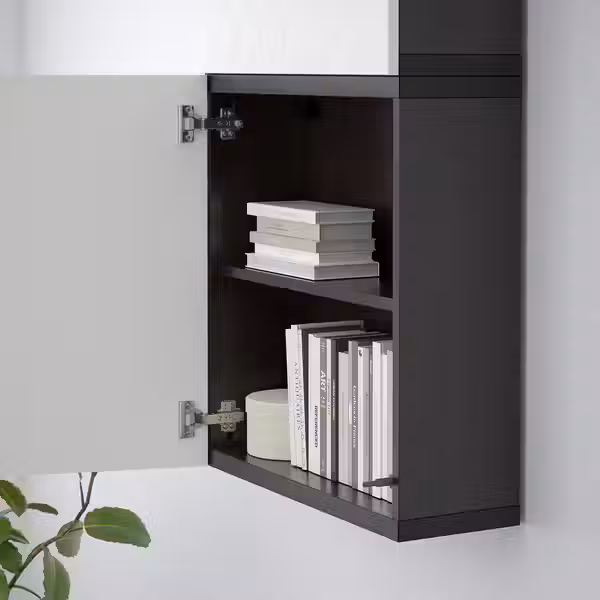 BESTÅ Каркас - черно-коричневый 60x20x64 см - схема-чертеж с размерами