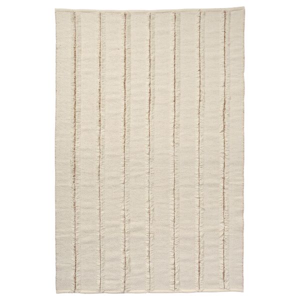 Ковер безворсовый, неокрашенный/белый с оттенком 133x195 см IKEA PEDERSBORG ПЭДЕРСБОРГ 605.001.51 - фото 1