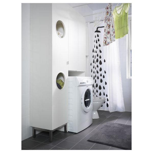 Шкаф ЛИЛЛОНГЕН, белый (40x38x179 см) - фото 2