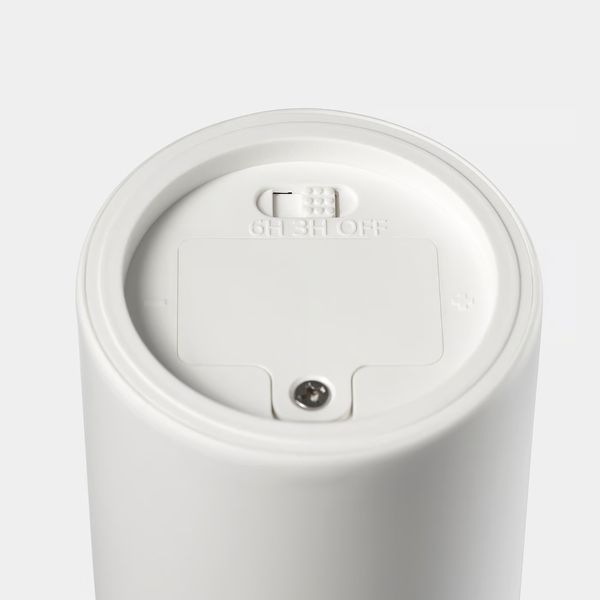 SMÅLOM LED свеча - с батарейным питанием белый 14 см - схема-чертеж с размерами