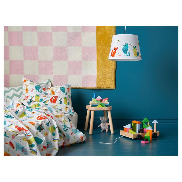 Абажур, разноцветный, 33 см IKEA ЭТТЕНДАЛЬ 103.558.68 - фото 3