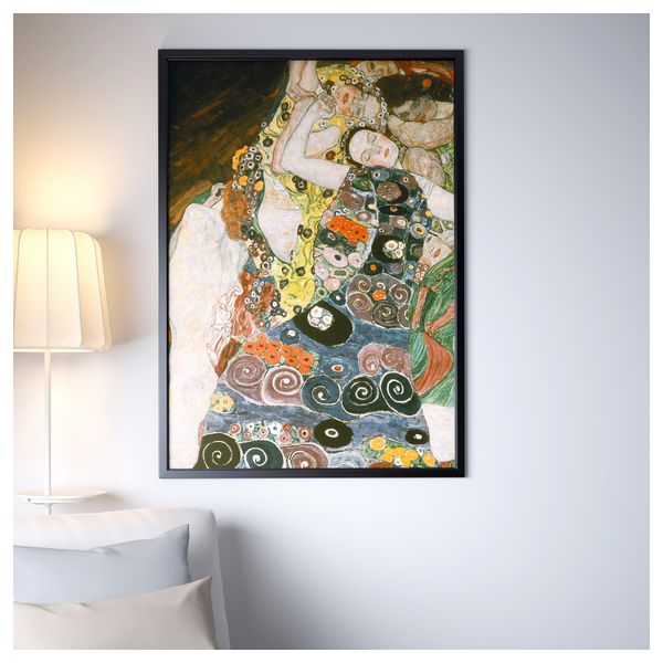 Картина с рамой БЬЁРКСТА, Дева, черный (140x100 см) - фото 2