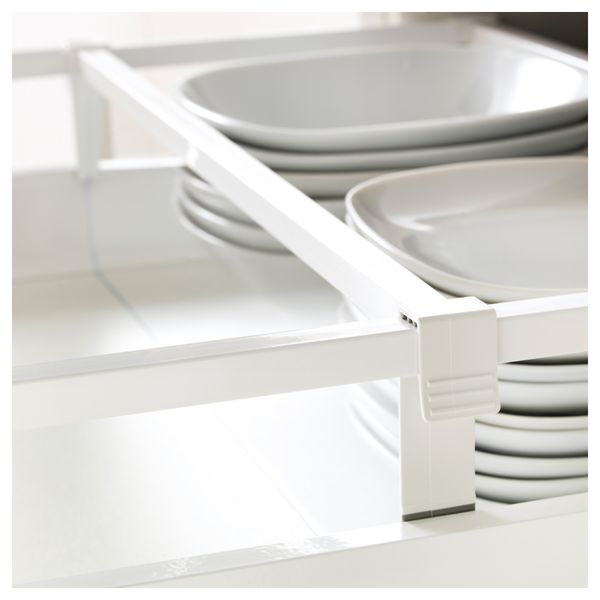 Разделитель для среднего ящика МАКСИМЕРА, белый, прозрачный - фото 3