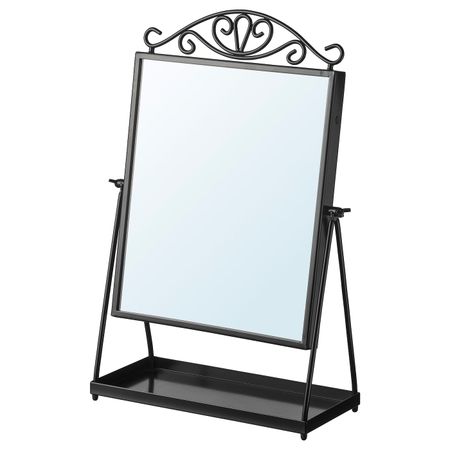 Зеркало настольное, черный 27x43 см IKEA KARMSUND КАРМСУНД 203.692.52