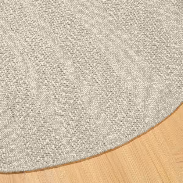 FULLMAKT ФУЛЛМАКТ Ковер безворсовый, д/дома/улицы - бежевый/меланж 130 см - фото 3