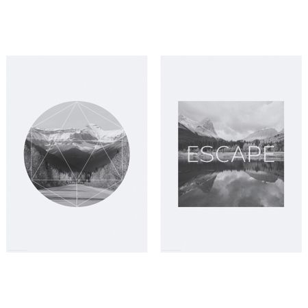 Постер, Горы, 50x70 см IKEA DRÖMBILD ДРЁМБИЛЬД 604.358.96