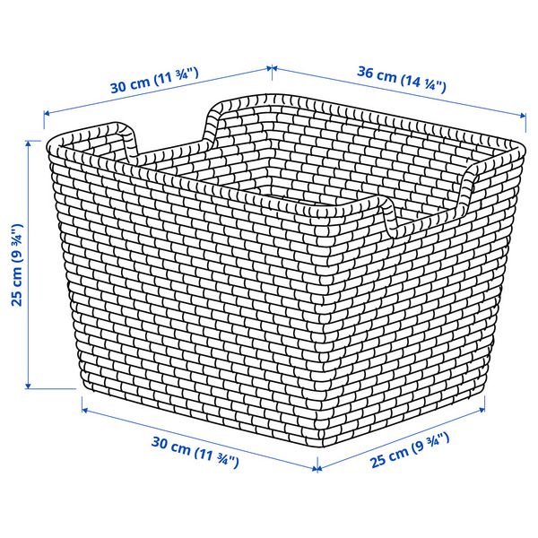 IKEA, дополнительный ракурс - схема-чертеж с размерами
