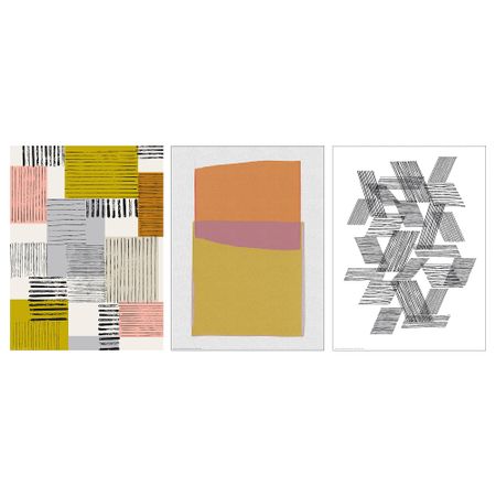 Постер БИЛЬД, орнамент (30x40 см 3 шт)