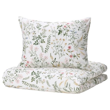 Пододеяльник и наволочка, 150x200, 50x60 cm IKEA TIMJANSMOTT 805.226.04